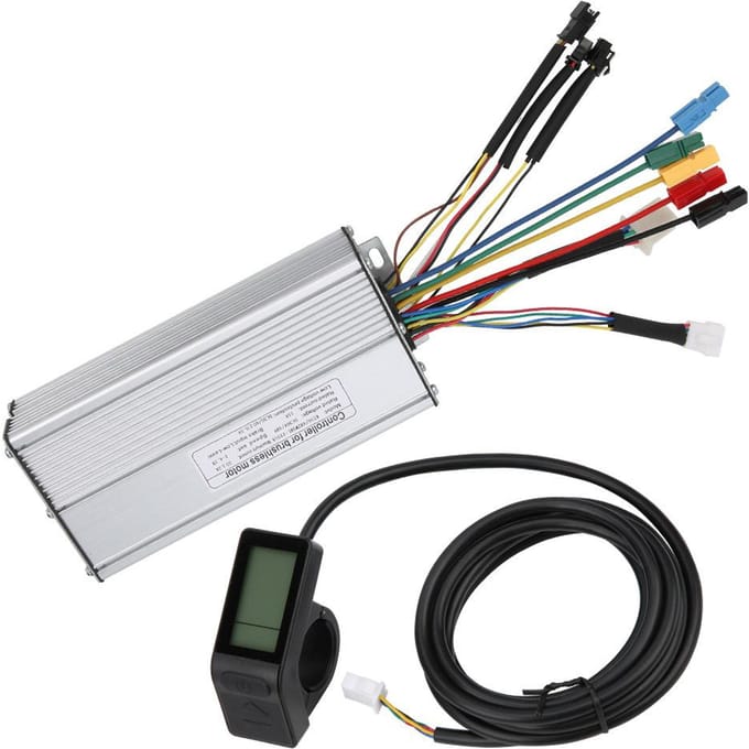 Contrôleur Brushless 36V 48V 30A Kit Écran d'Affichage KT LCD4 Connecteur Normal white