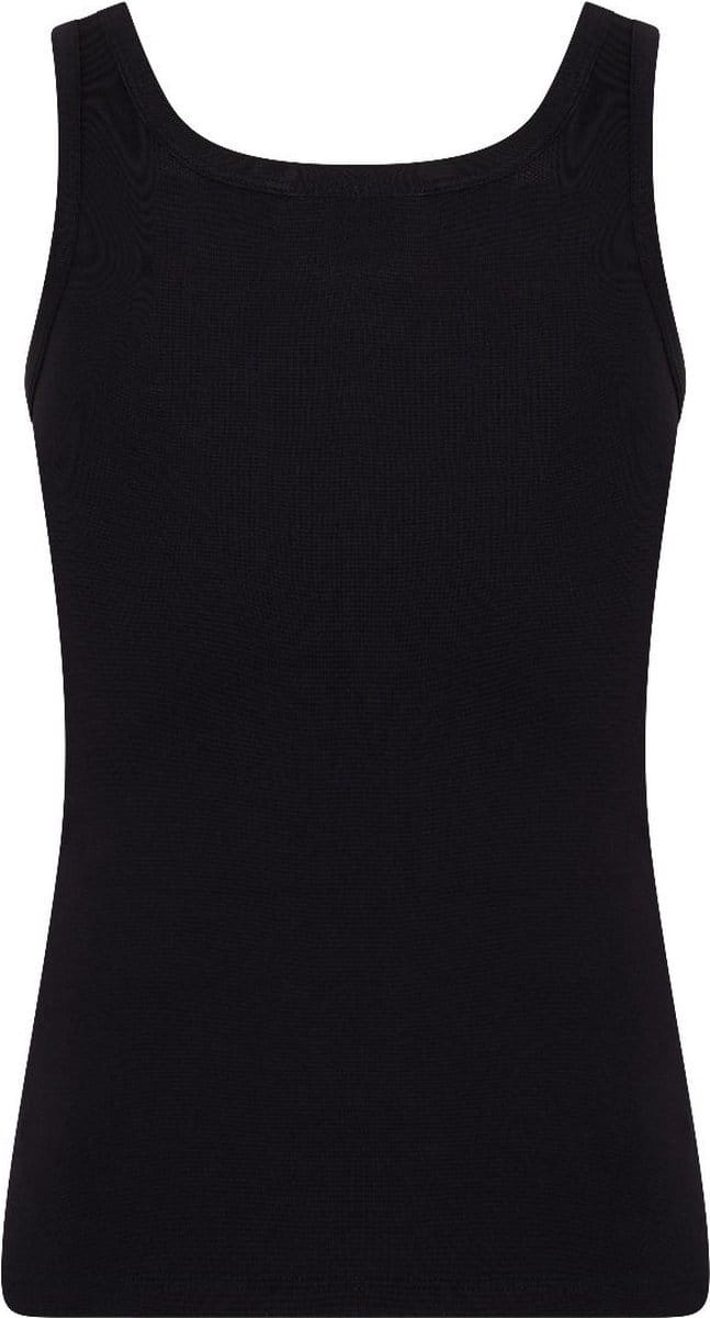 Young heren hemd sport - Microfiber onderhemd voor mannen - Sneldrogend - Zwart - Wit - Wit / XXL
