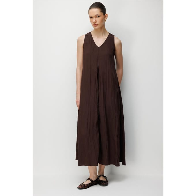 V-hals Maxi Jurk