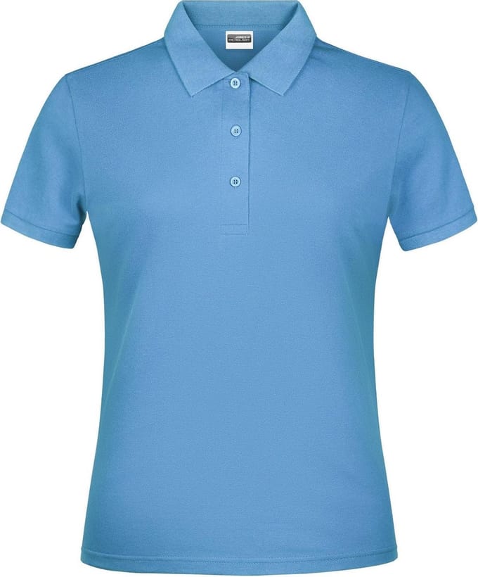 James And Nicholson Dames/dames Basic Polo Shirt (Hemelsblauw)