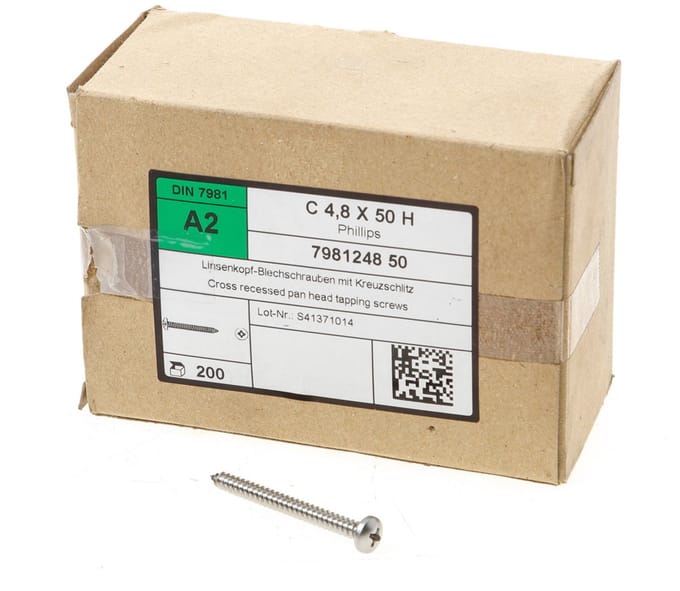 teks gegalvaniseerd zeskant 6.3x50mm (200st.)