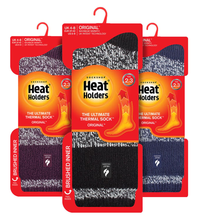 Heat Holders3 paar thermo wintersokken voor dames - Toscane