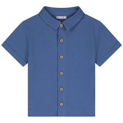 Prénatal peuter blouse - Jongens - Blauw - Maat 92