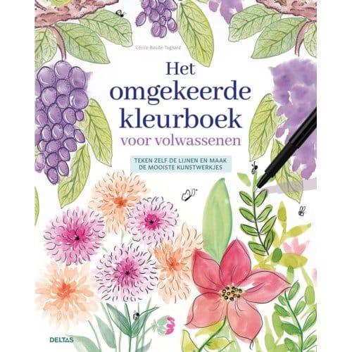 Het Omgekeerde Kleurboek Voor Volwassenen