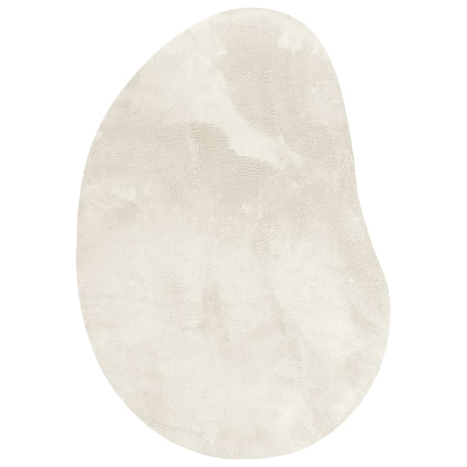 vidaXL - Tapijt - HUARTE - Crèmekleurig - 100 - x - 200 - cm - Polyester
