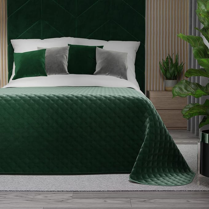 Dubbelzijdige Decoratieve Plaid 170x210cm - Groen