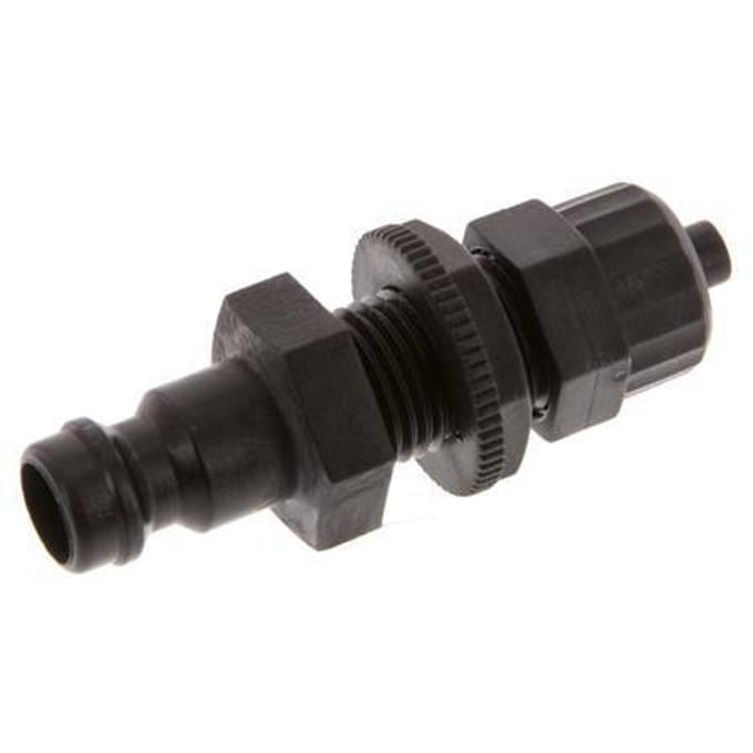 POM DN 5 Koppeling Insteeknippel 4x6 mm opsteekfitting Schotkoppeling