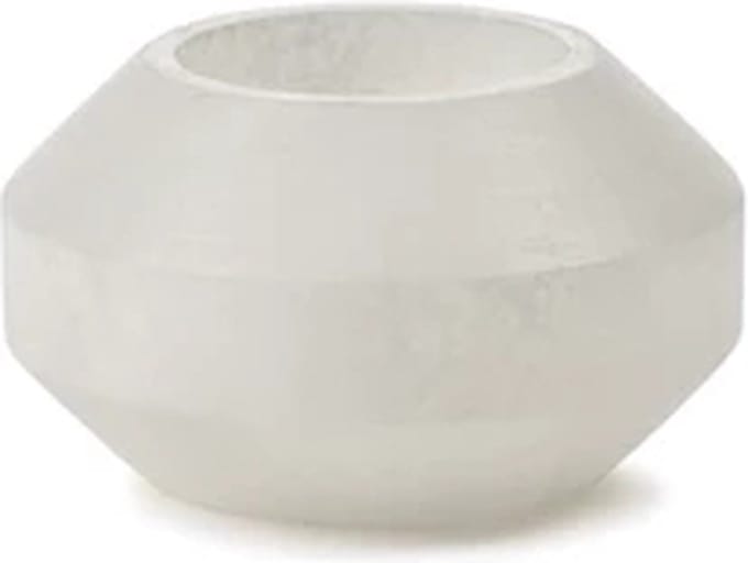 Serax Marie Michielssen theelichthouder D10.5cm H6cm albast wit