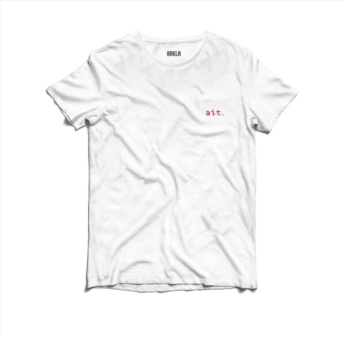 Brooklyn - Witte Ait T-shirt | Alright | Statement | Slang | Grappig | Cadeau - Maat M