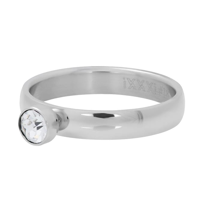 iXXXi Vulring Zirconia 1 Stone Crystal Zilver | Maat 17