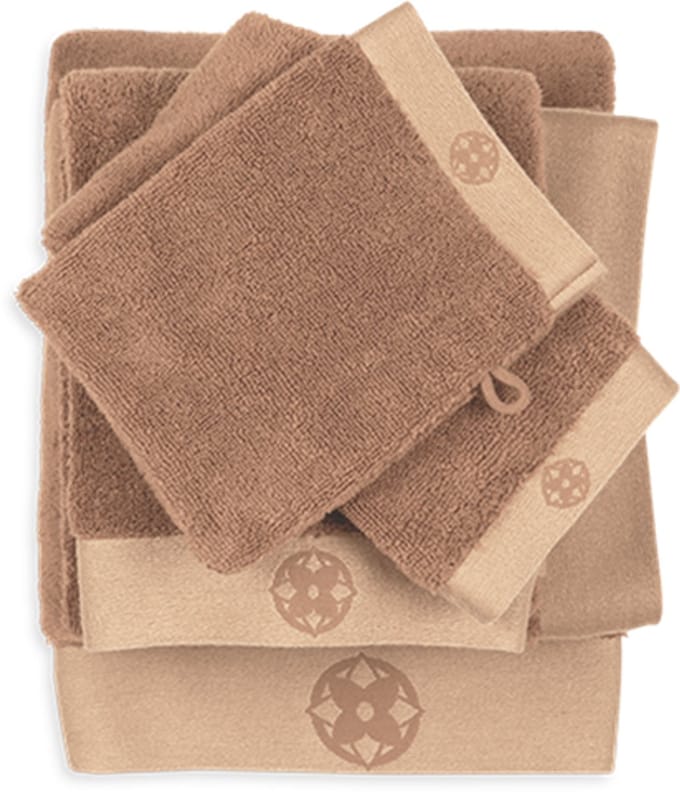 Kayori Taoru Handdoek - 50x100 cm - Set van 3 - Terra