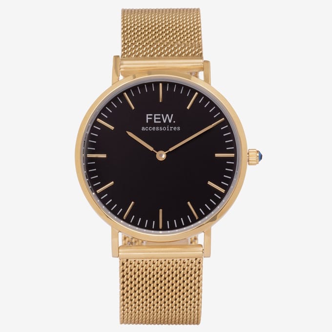 Bellezza Grande Black Gold Mesh