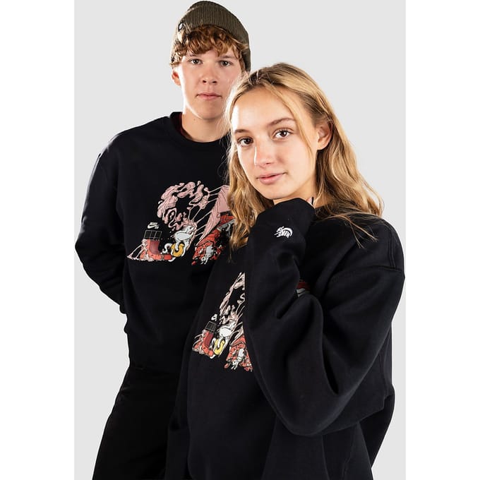 Nike Sb Flc Po Crw Bb Ssnl Gfx Sweater zwart