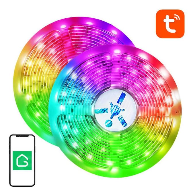 NiteBird WiFi Smart Light Strip SL1 - Alexa en Google Home compatibel 2x5 meter