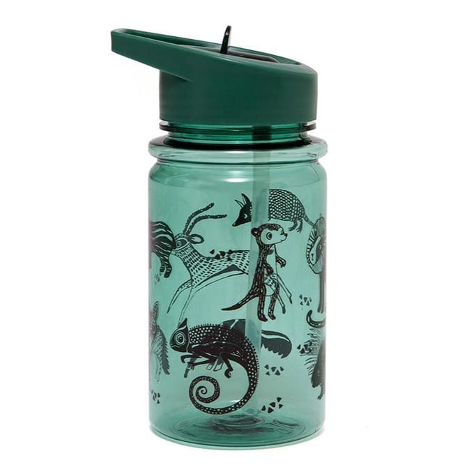 Petit Monkey drinkfles Black animals salie