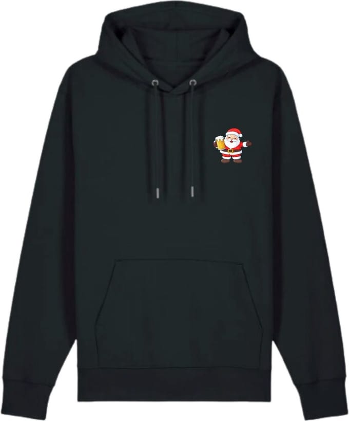 Kerst trui - Hoodie 'Hopelijk is er bier' maat L
