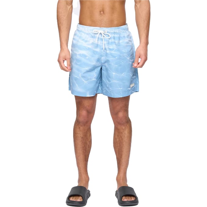 Henleys Mannen Henpool Zwemshorts (Denim Blauw)