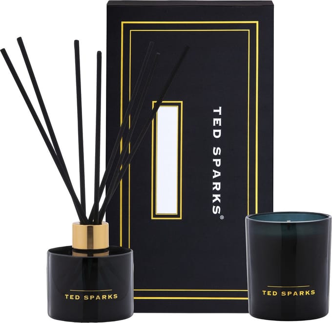 Ted Sparks Bamboo & Peony Candle & Diffuser | 100 ml + 100 gr | Set 2 st