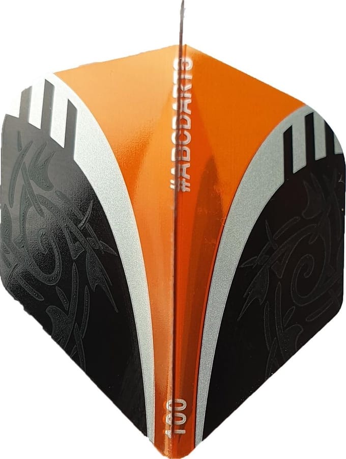 ABC Darts - Dart Flights - Extra Stevig - Tribal Oranje - 8 sets (24 stuks)