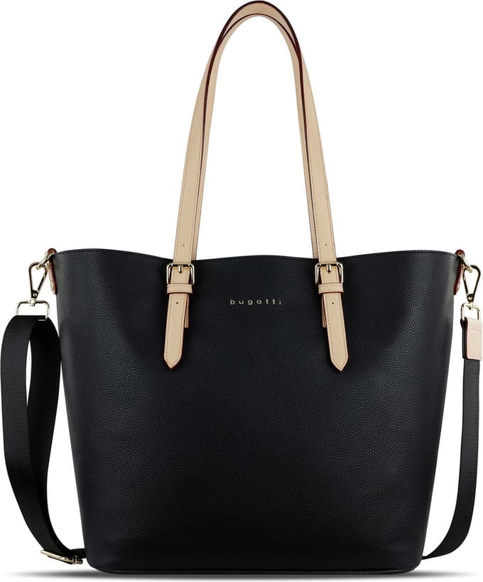 bugatti Schoudertas Ella Shopper Dark Brown Donkerbruin