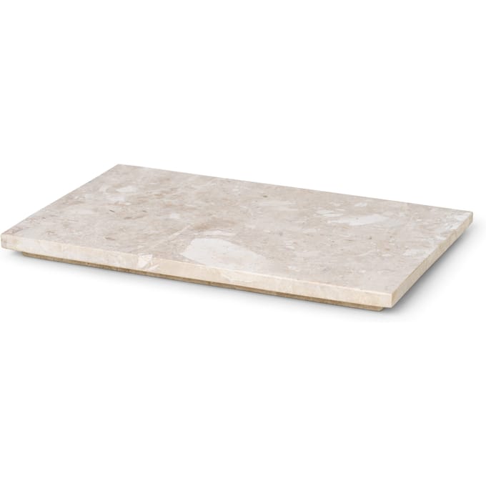 Ferm Living Dienblad voor Plant Box van marmer - beige
