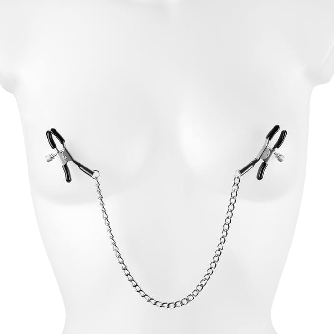 Klassieke klemmen met metalen ketting
