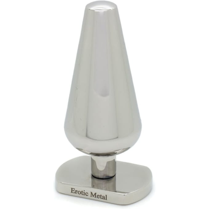 RVS Metalen Buttplug stomp 40 mm