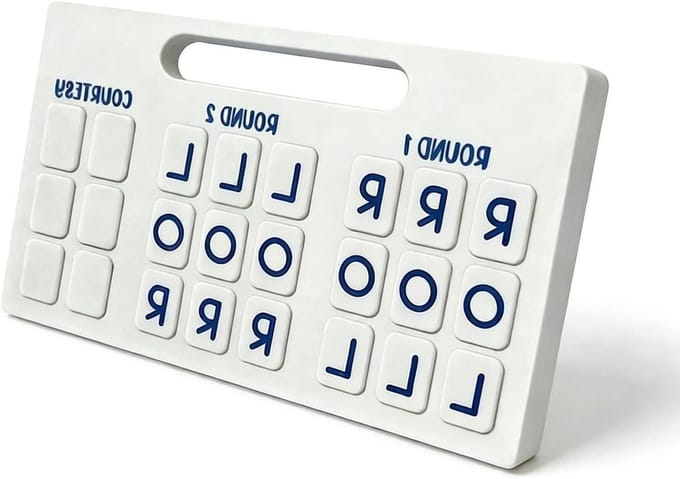 Mahjong Oefenbord - Solo Spel - Strategie Training - Compact Draagbaar - 23 x 16 cm - Wit