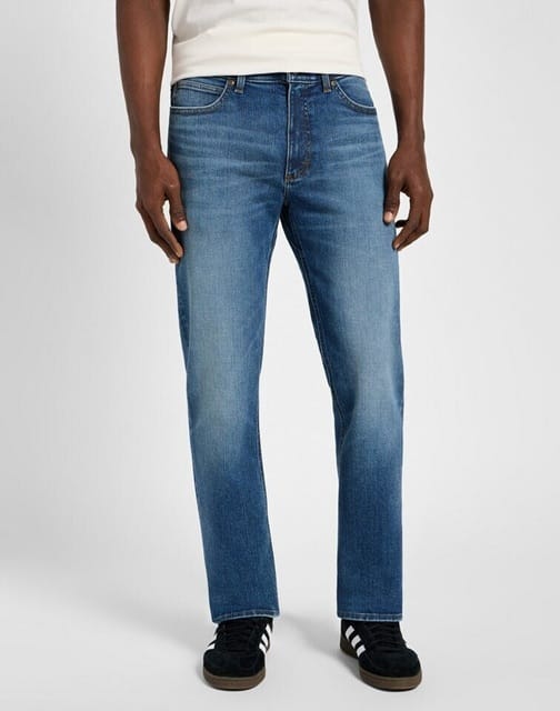 Lee Straight Carzi Jeans Maat: W36L34 | Straight Jeans Outlet | Heren | Blauw