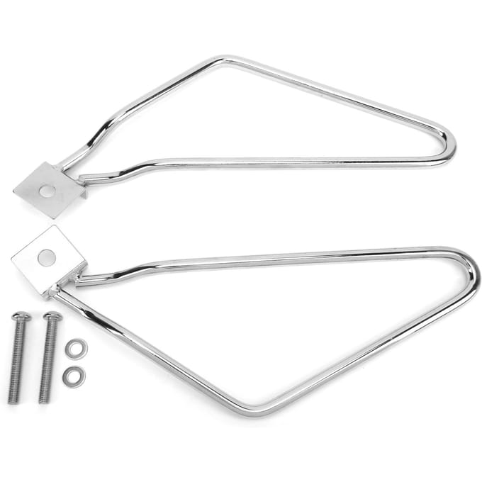 2 stuks Motorfiets Beugel Stangen Rek Staal Verchroomd Vervanging voor 883 Iron XL883N white