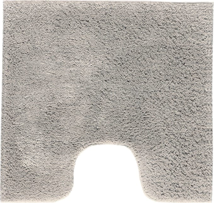 Casilin Havana WC-mat - 59 x 59 cm - Met uitsparing - Lichtgrijs