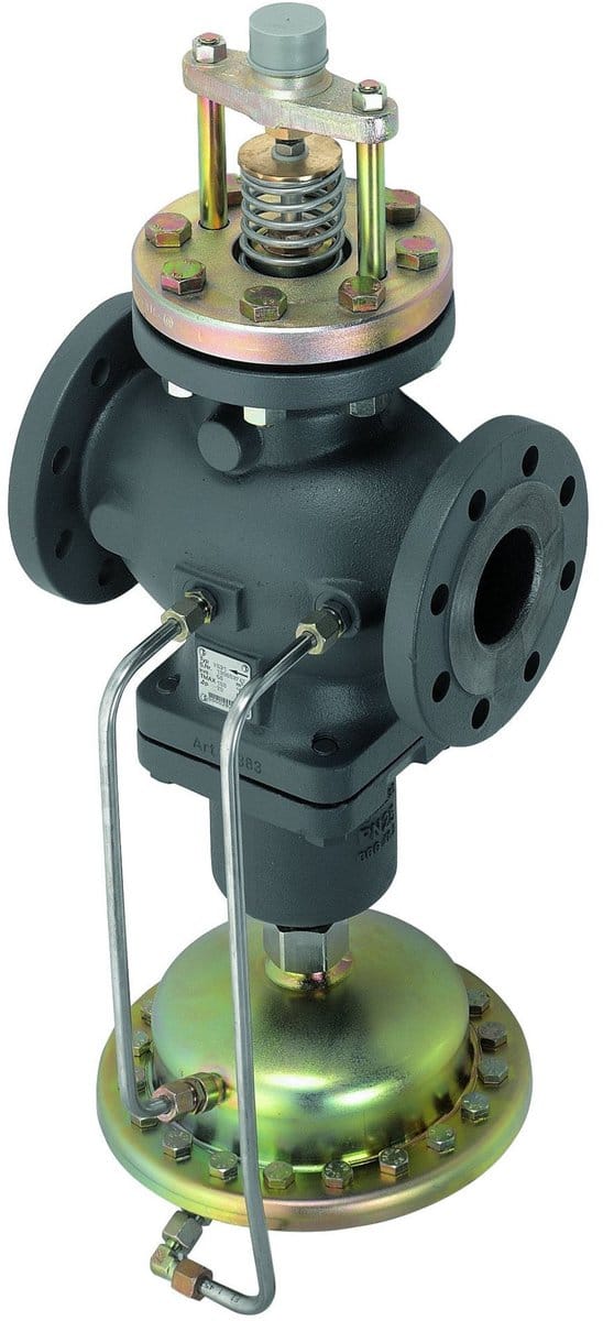 Danfoss Vol,-stroomregelaar, m,Stellv, AFQM6 DN50, Kvs 32, PN16, GG-25, 0,2 Flens, 003G1083
