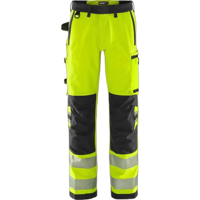 Hoogzichtbare werkbroek klasse 2 Fristads Green 2645 GSTP