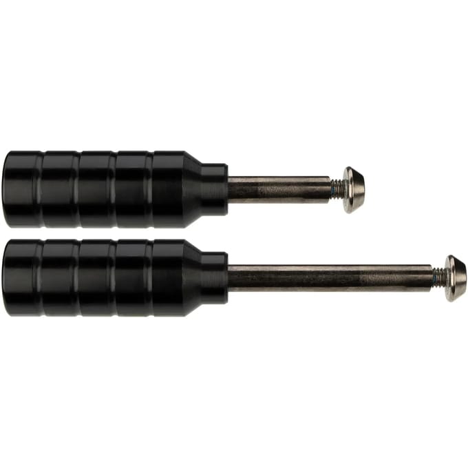 Black Dragon - Stuntstep Peg Set - Zwart/Zilver - Aluminium/Staal