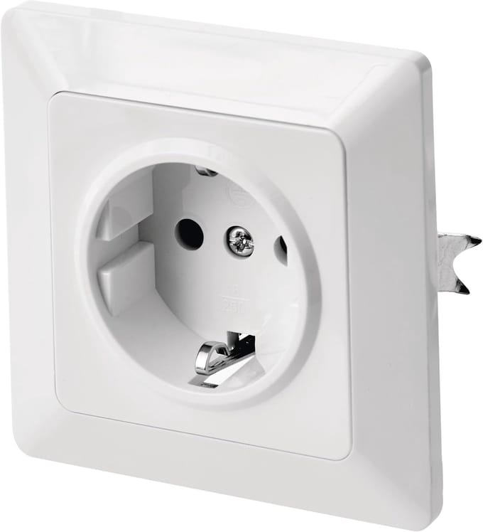 Schuko-stopcontact met randaarde 16A - Veilig en betrouwbaar voor binnen
