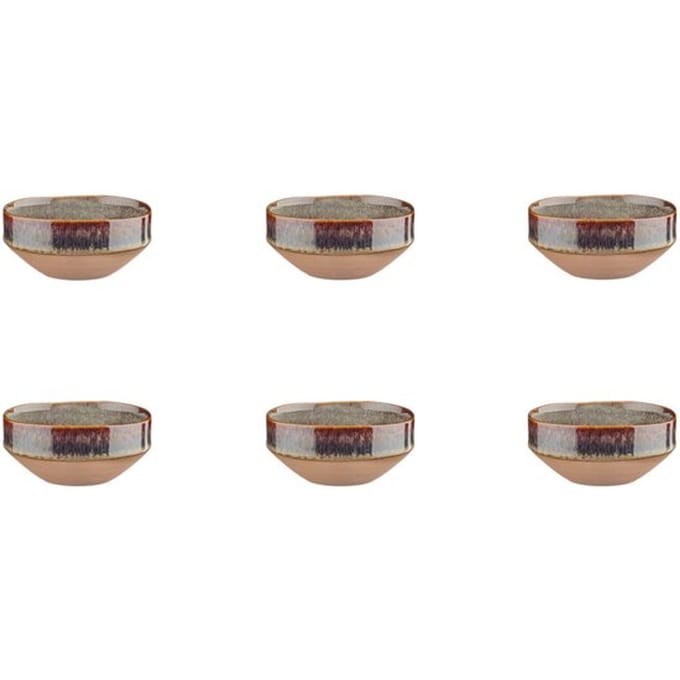 GENESIS kom Ø11cm - 6 stuks - Basalt