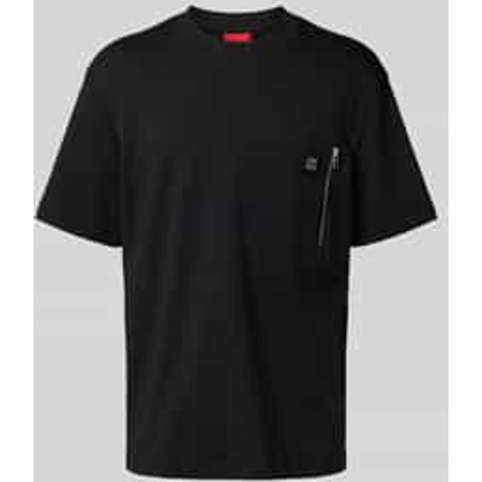 Regular fit T-shirt met borstzak, model 'Dargentee'