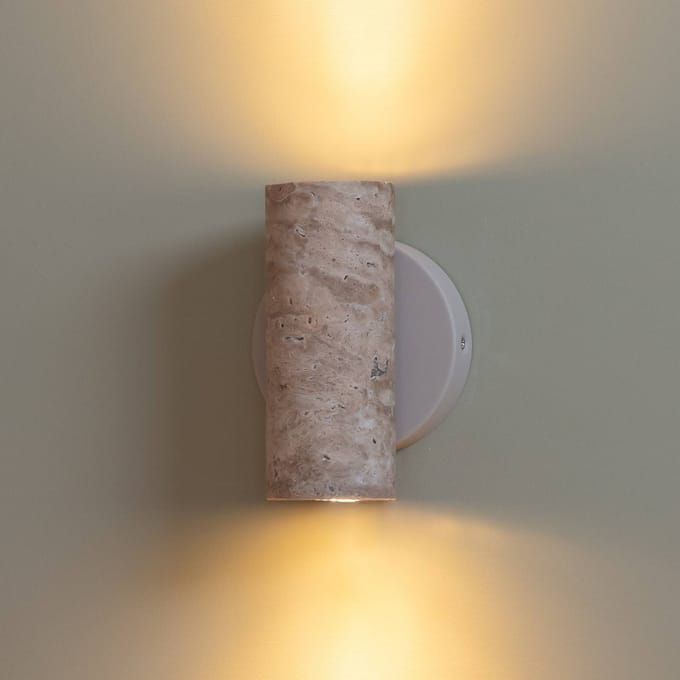 IT´S ABOUT ROMI IT'S ABOUT ROMI wandlamp Tivoli, zand, travertin, stekker