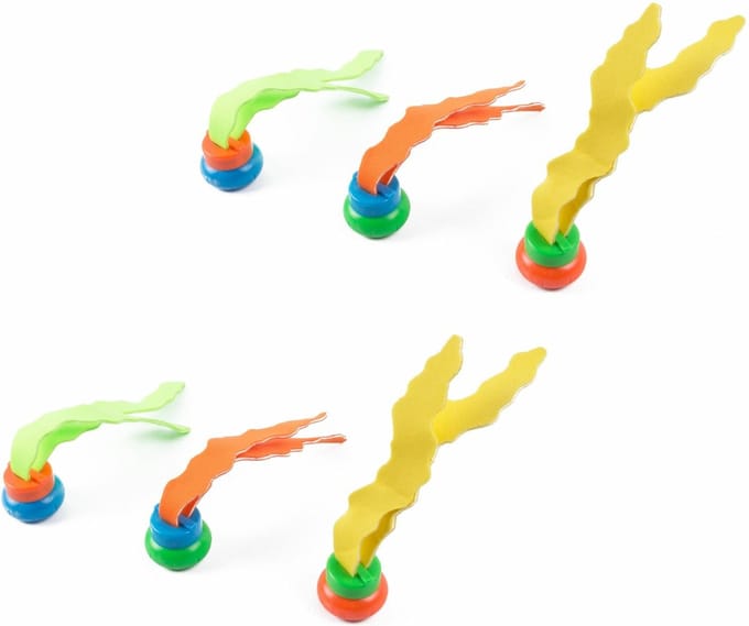 Benson Duikspeelgoed - 6x - zeewier - gekleurd - duik speeltjes