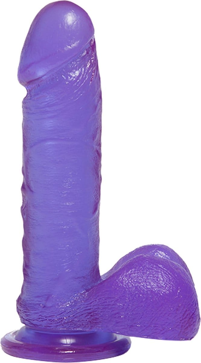 Crystal Jellies - 7 Inch Ballsy Cock With Suction Cup