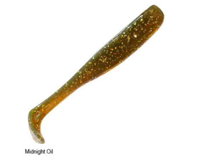 Zman Soft Lure Slim SwimZ 2,5 Inch 8/Pack Middernachtolie (3080)