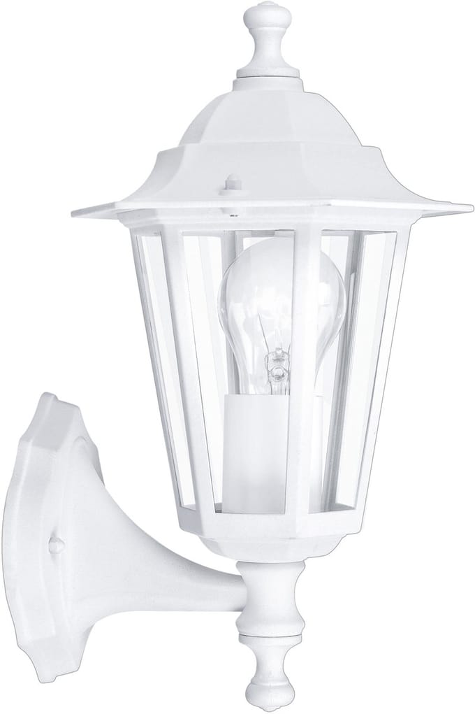 EGLO Laterna 4 Wandlamp Buiten - E27 - 35 cm - Wit