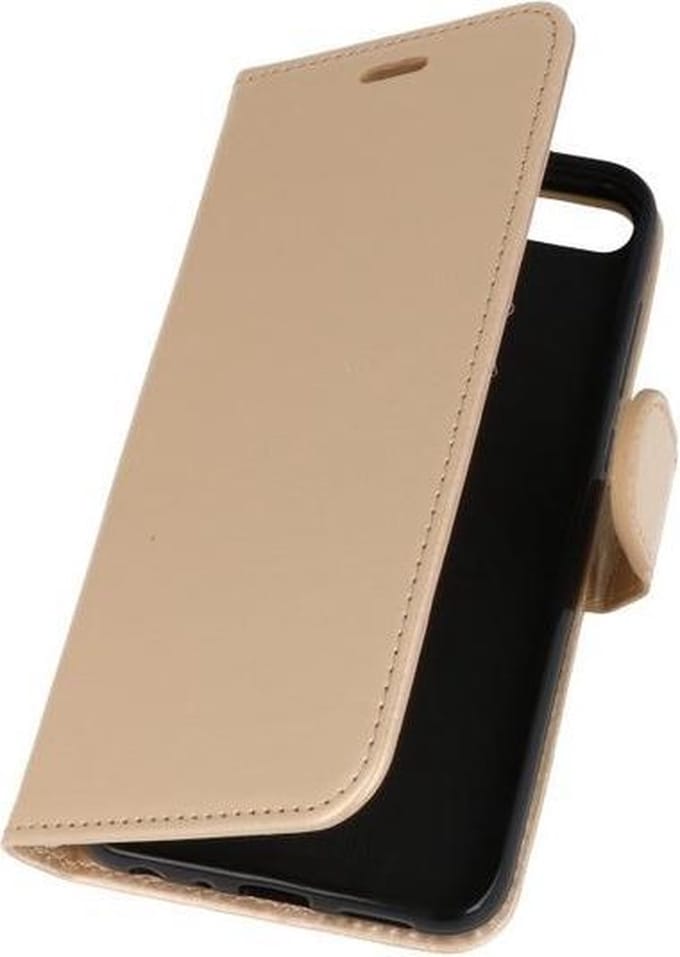 Goud Wallet Case Hoesje voor Huawei Honor 9 Lite