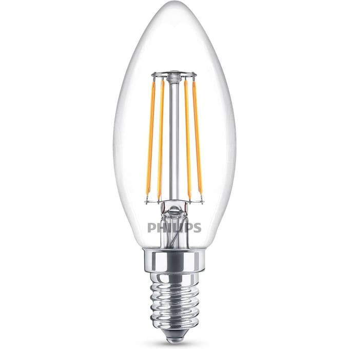 Philips Classic LED lamp E14 B35 4,3W helder 4.000K