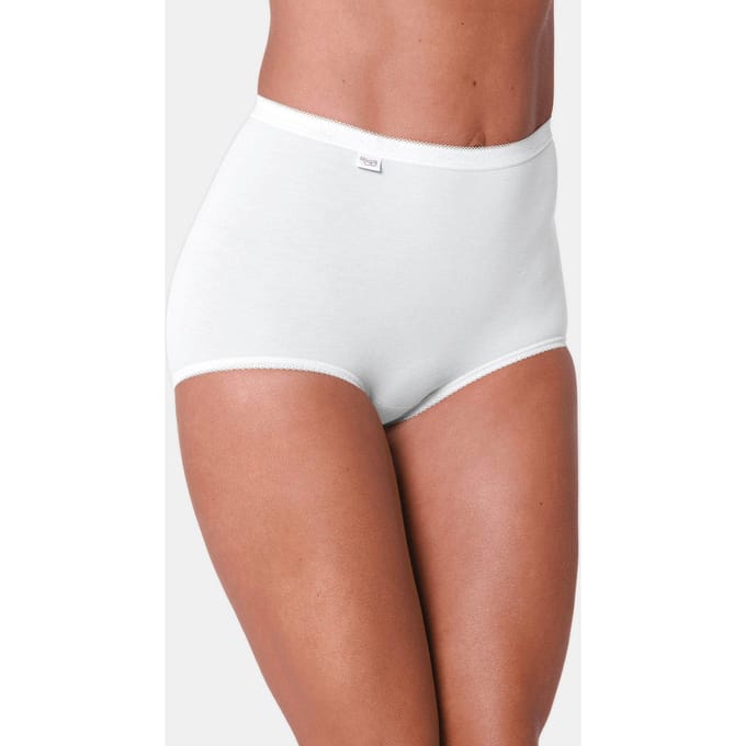 Twee tailleslips - wit - Gr. 52 van Goldner Fashion