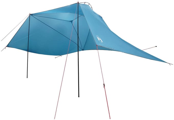 vidaXL - Auto - Tent - Blauw - 350 - x - 250 - cm - Polyester - en - Staal