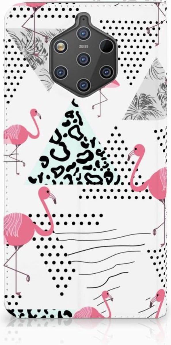 Nokia 9 PureView Hoesje maken Flamingo Triangle