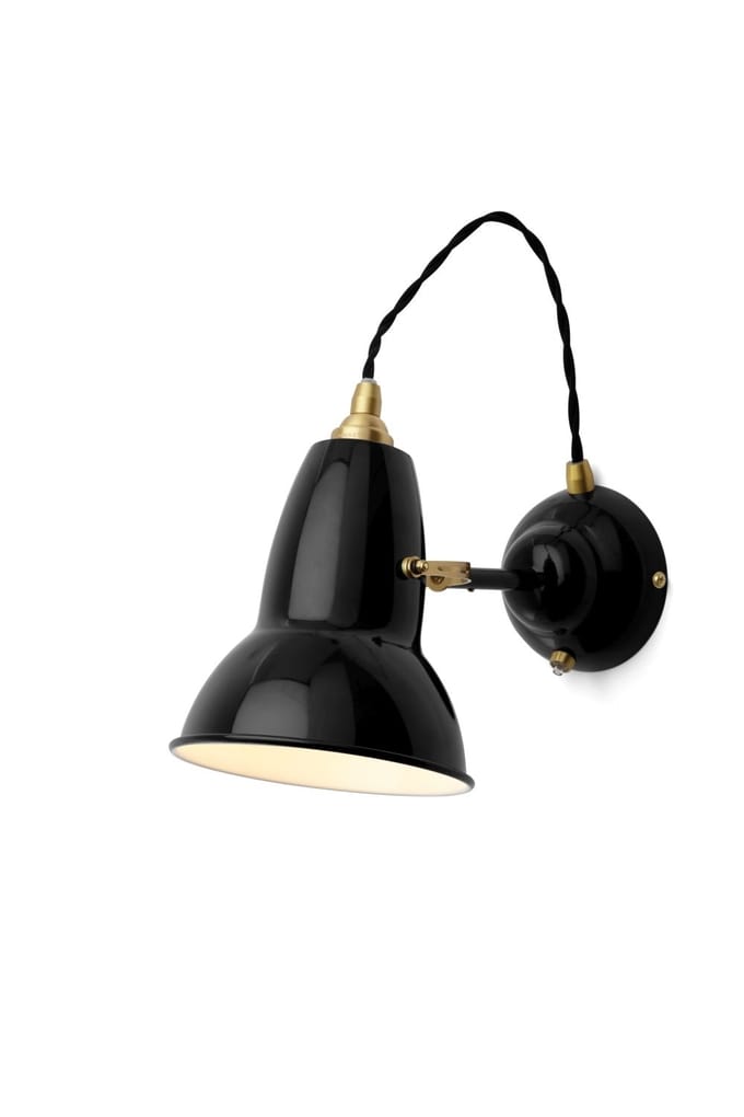 Anglepoise - Original 1227™ Brass wandlamp - jet zwart