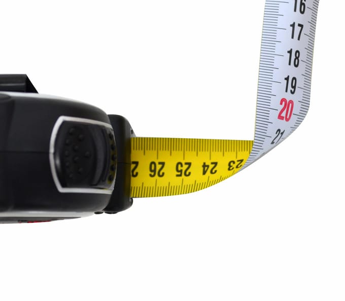 Awtools MIARA SERIE - Rolmaat - 8m x 25mm - Automatische Blokkering - Magnetische Eindhaak