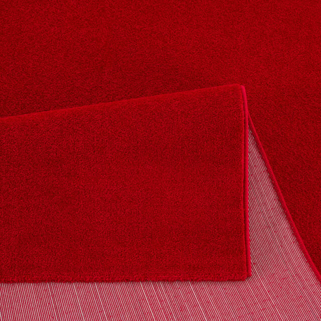 Muratap Uni effen laagpolig vloerkleed modern 200x200 cm vierkant